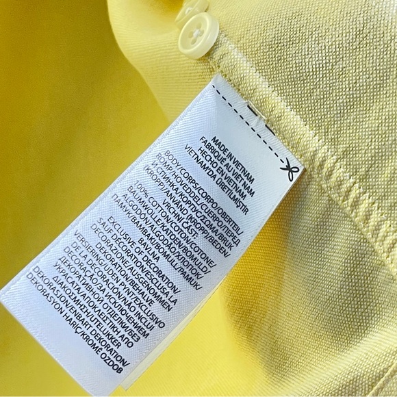 Polo Ralph Lauren Oxford Shirt | Men’s Slim Fit Yellow Button Down | XL - Picture 14 of 17